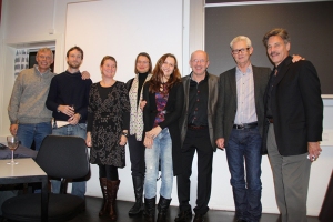 Robert Shuter (far right) with people from Aarhus University, Denmark